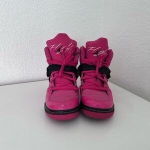 Jordan Women's Sneakers in Pink and Black